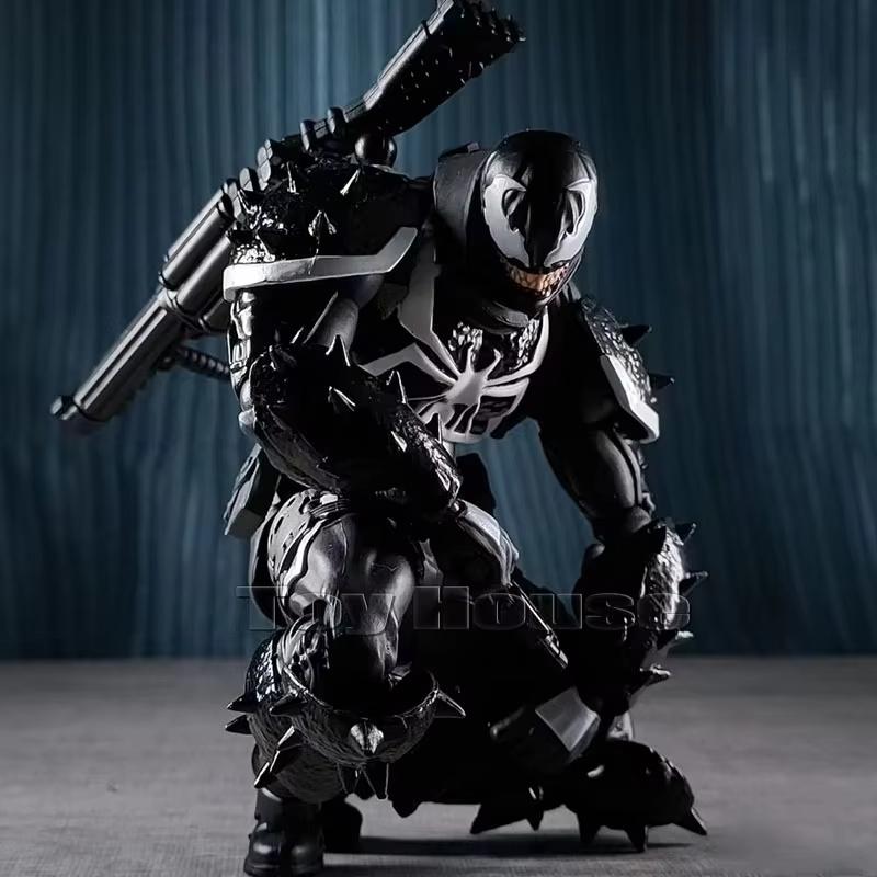 Ct Toys Agent Venom Action Figure Revoltech Amazing Yamaguchi Movable Collectible Figurine Ko Model Decor Toys Kids Gift