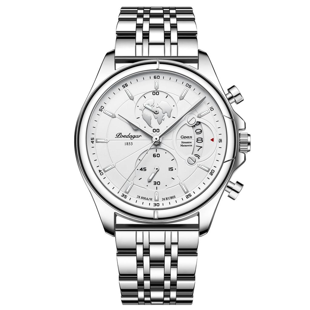 Swiss Waterproof Multifunctional Luminous Men's Fashion Wristwatch