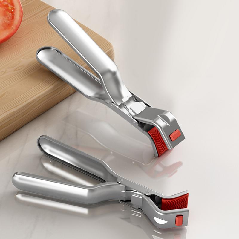 

Hot Dish Plate Clip Anti-Scald Bowl Clip Gripper Ergonomic Handle Bowls Clamp Holder for Frying Pans Air Fryers Steamers Ovens CN