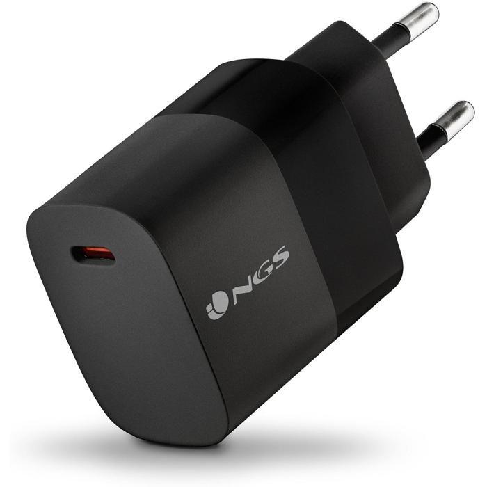 NGS BUD 20W: универсальное настенное зарядное устройство USB-C типа C с выходной мощностью 20 Вт. Безопасная и быстрая зарядка