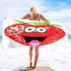 Funny Fruit Quick Dry Beach Towel Oversized Sand Free Large Beach Towels Bath Beach Pool Gym Travel Towel Gifts for Kids Adults
