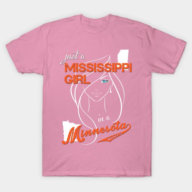 T Shirt Women Mississippi Minnesota Harajuku Print Kawaii Tshirt Summer Short Sleeve Female T-Shirt Top Tee