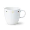 NARUMI Dot Polka Microwave and Dishwasher Gift Day+ Mug, 360cc, White, Dots, Cute, Casual, Large, Safe, Boxed, 40627-2932RB