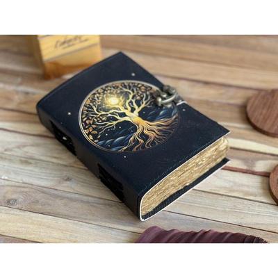 `New Leather Journal Tree of Life - Genuine Leather Notebooks For Women - Beautiful Journal For Sketches Book Traveling Book