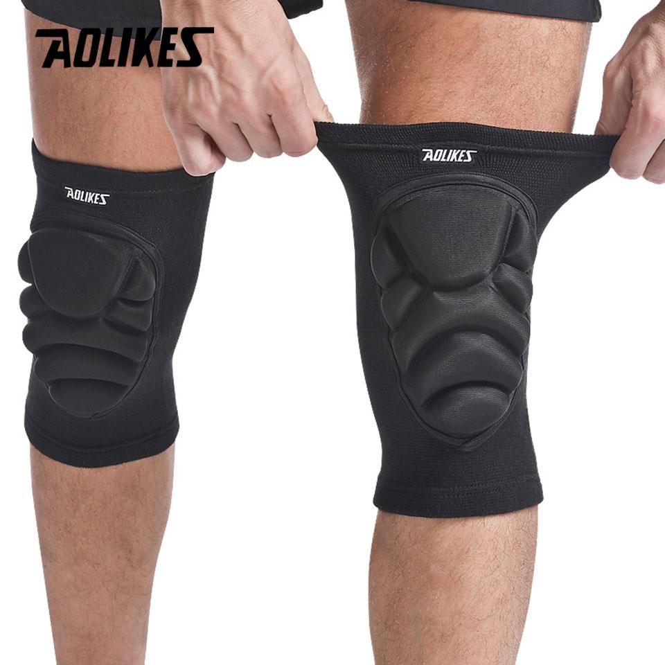 1 Pair Knee Pads Anti-Slip Collision Avoidance Kneepads with Thick EVA Foam for Volleyball Football Dance Knee Sleeve