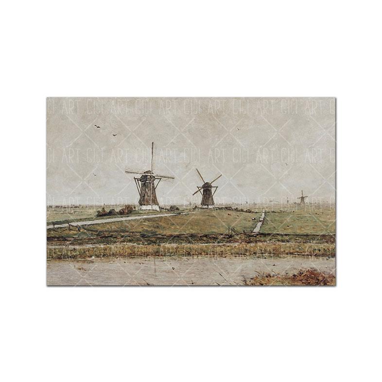 Vintage Neutral Tone Poster Watercolor Sketches Art Print French Country Canvas Oil Painting Wall Picture Living Room Home Decor