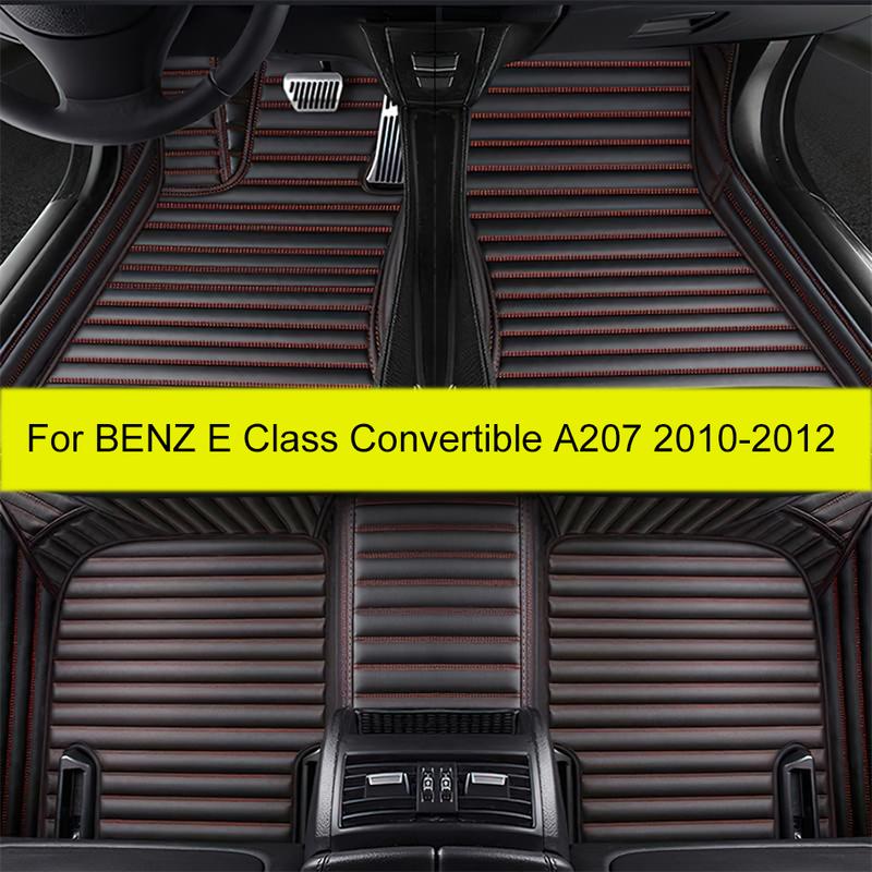 Car floor mats for BENZ E class Convertible A207 2010 2011 2012  auto foot Pads automobile carpet cover
