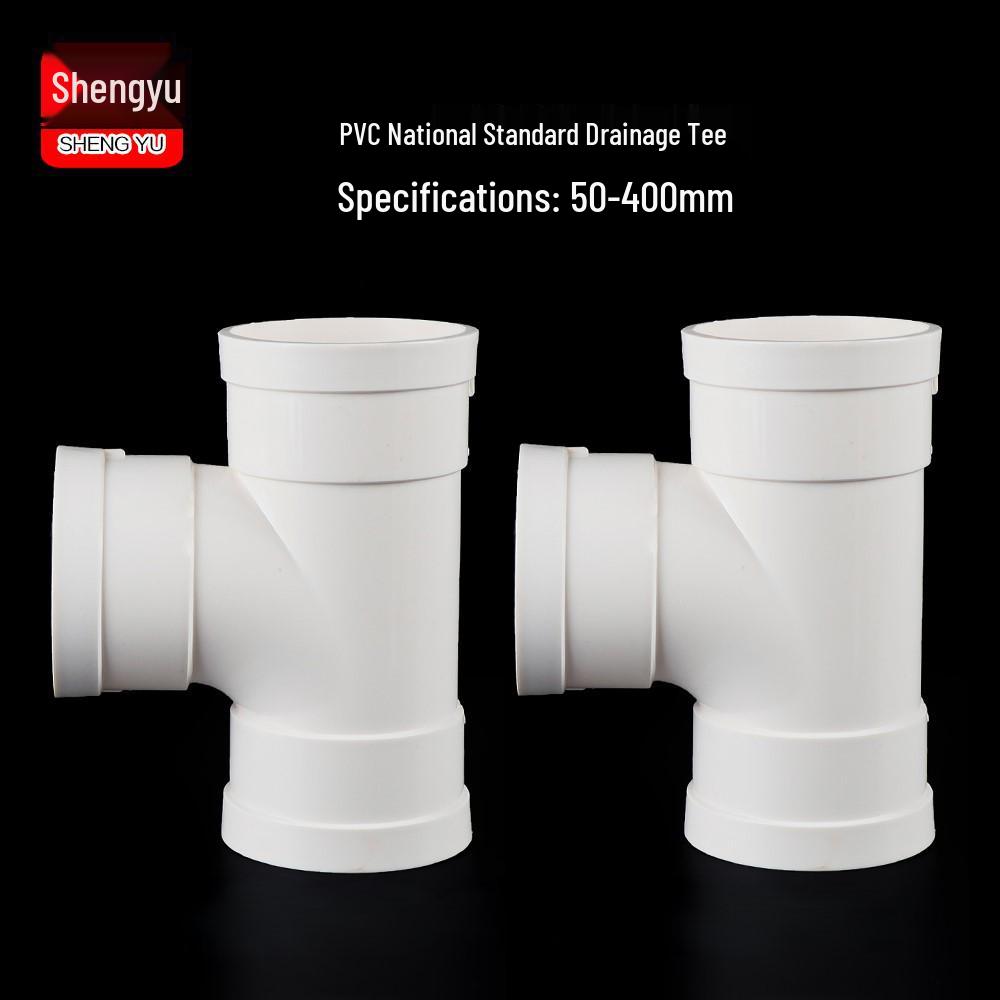 PVC Redukční T-kus s inspekčním otvorem a hrdlem/trnem