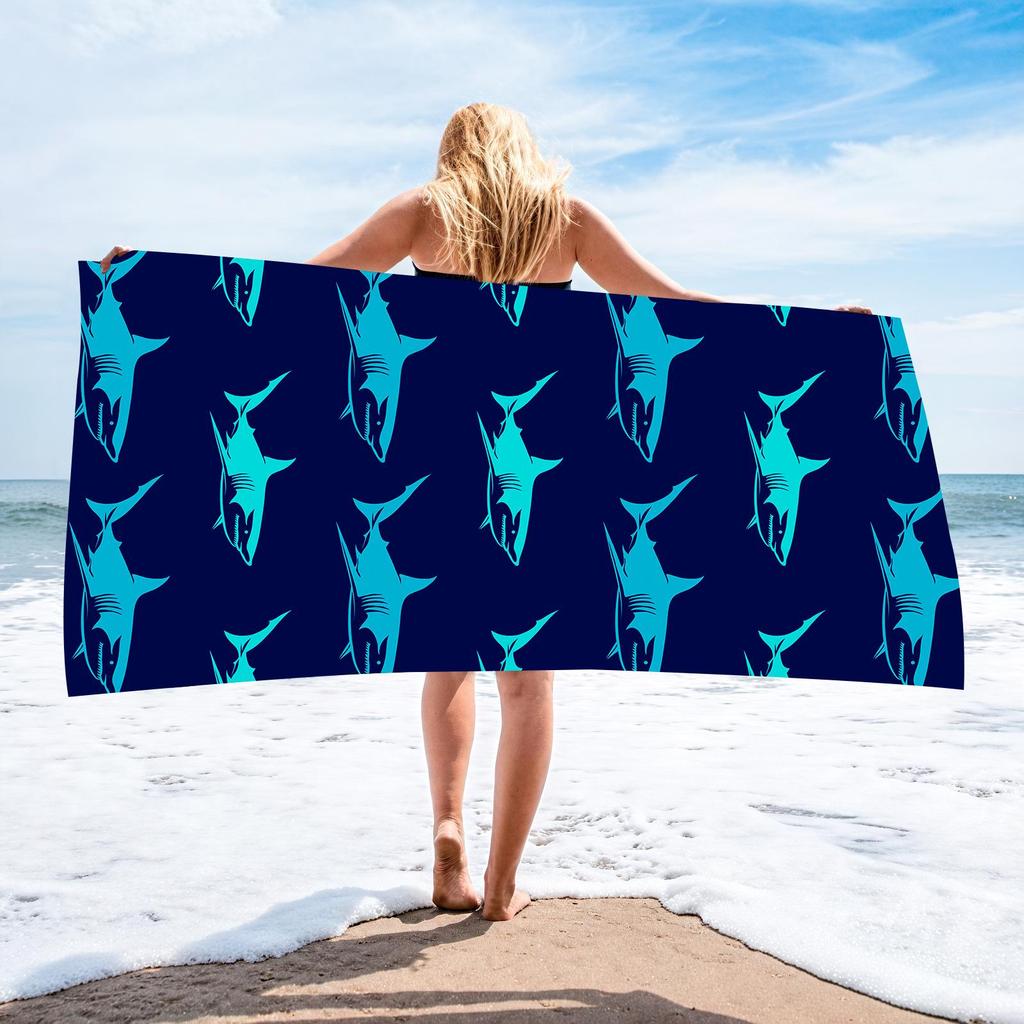 70x140 Microfiber Custom Printed Beach Towel - Absorbent & In Stock