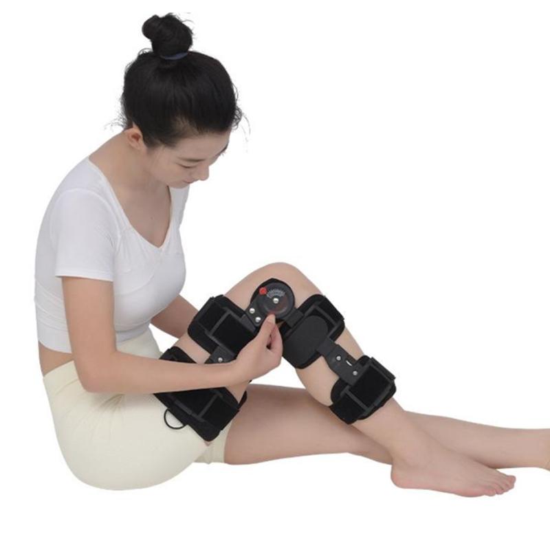 Orthopedic Support Stabilizer After Surgery Adjustable Hinged Knee Brace Knee Joint Fixation Stretcher Leg Recovery Stabilizers