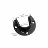 High Quality Stainless Steel Flange Seat Fixed Tube Hook Wardrobe Hanger Rod Rod Support Support Bracket Hardware Accessories