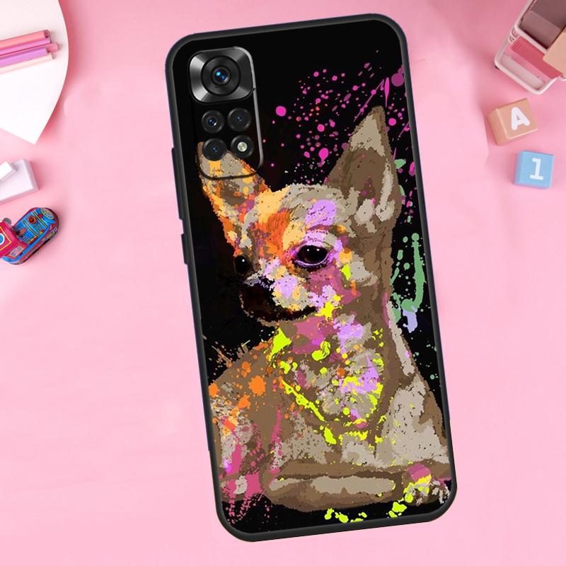 Chihuahua Dog Cute Animal For Xiaomi Redmi Note 14 10 11 12 13 15 Pro Plus Phone Case For Redmi 15C 14C 10C 12C 13C 15