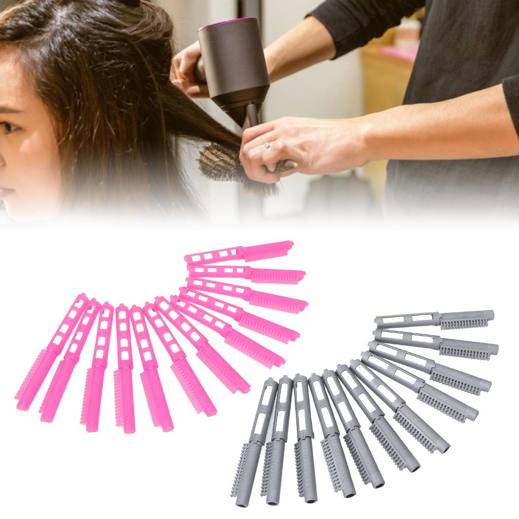 12pcs Hair Root Perm Rods Hollow Hair Perm Clip Hair Styling Accessory for Barbershop