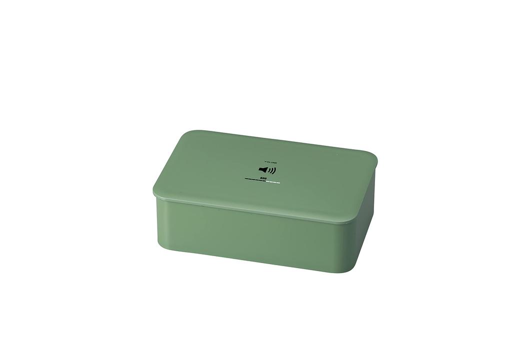 Tatsumiya HAKOYA Lunch Made in Japan "VOLUME" Box, Single-Layer Lunch, Small, 600ml, Green, 303285,