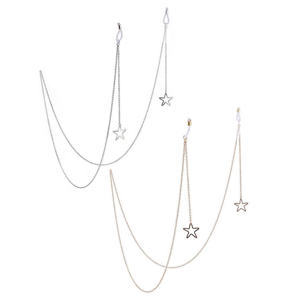 Artistic Star Glasses Chain Elegant Antiskid Glasses Chain Fashion Glasses Chain for Women and Students