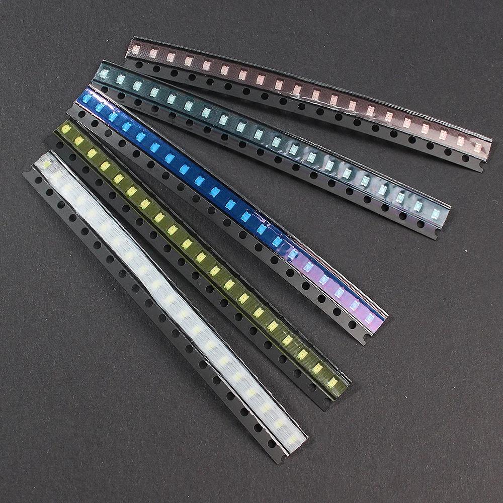 200pcs SMD LED 0603 &0805 Red Yellow Blue Green White 5-color -for Various Digital Products, LED Display Screens, Electronic Diy