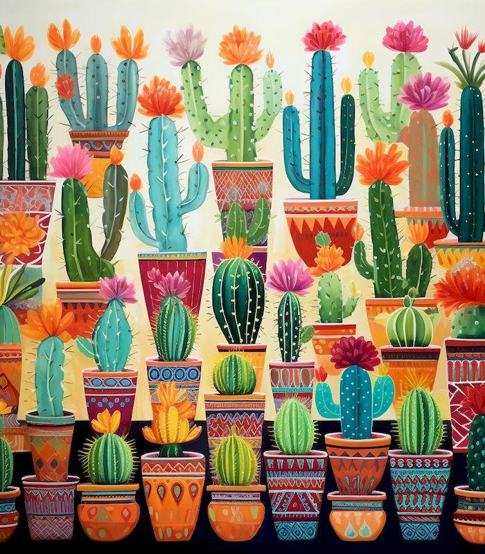 Diamond Painting Cactus Full Square/Round Embroidery Landscape Mosaic Rhinestone Pictures Cross Stitch Kits Decor Gift