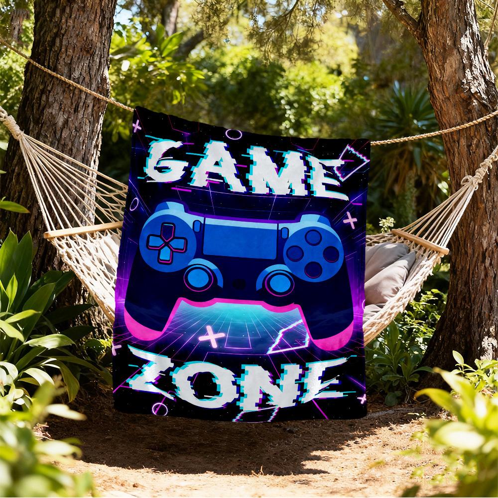 

Game Zone Outdoor Flannel Blankets, Outdoor travel, Home Blankets, Fan Gifts,Suitable for All Seasons, Christmas Gifts. R1127200 80x120cm