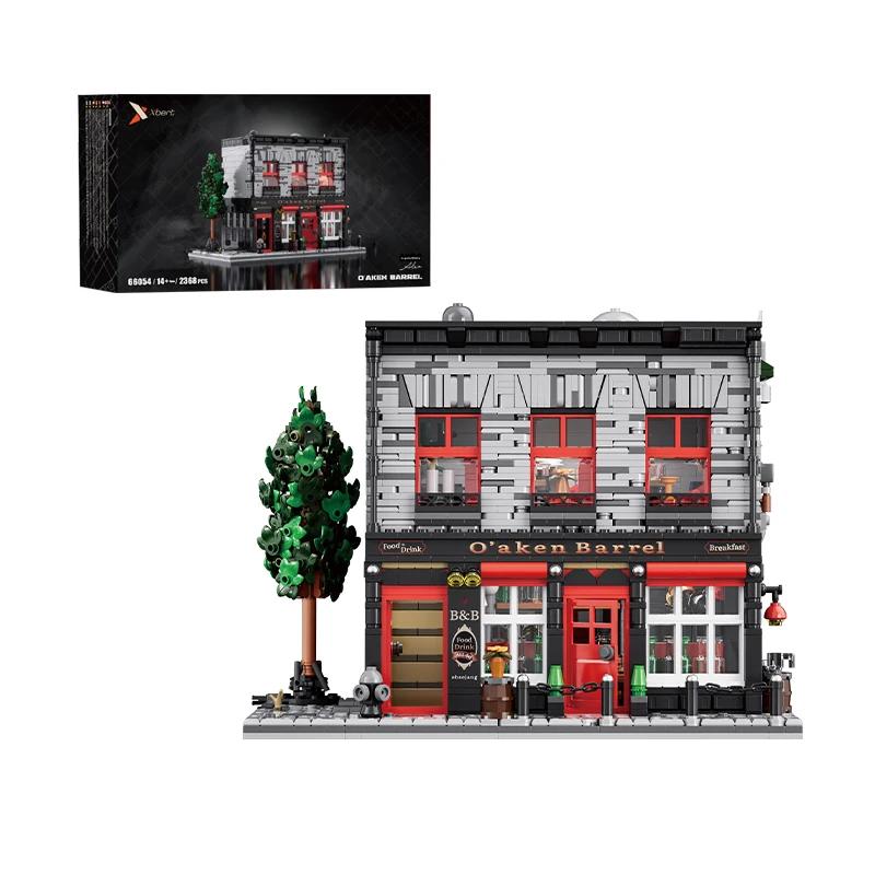 

Tavern Antique Shop Building Blocks MOC City Street Scene Architectural Model Bricks Desktop Ornaments Kids Educational DIY Toys