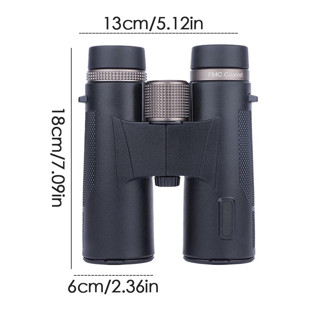 

Compact Binoculars Adult Binoculars 12X Magnification Waterproof High Definition Night Vision For Adults Hiking Camping Cruise