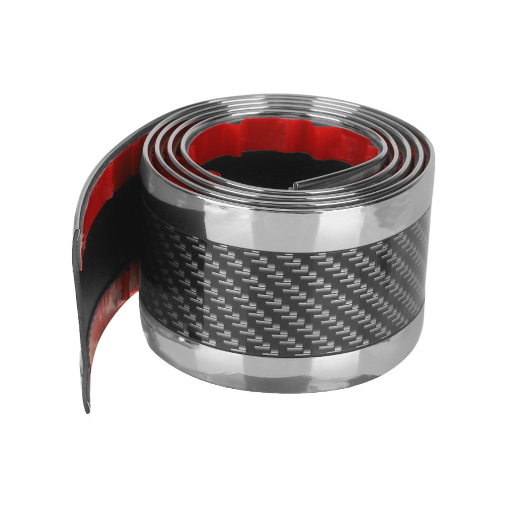 

Серебряные наклейки для автомобиля с широким применением - защищают пороги автомобиля от царапин, углеродное волокно, устойчивое к царапинам, автомобильные аксессуары 5cm=1 meter