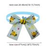 50/100pcs Flower Bowties for Dogs Fashion Bee Spring Style Pet Dog Bow Tie Collar Dog Pet Grooming Accessories for Small Dogs