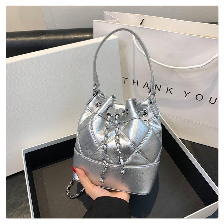 Luxusní kabelka se stahovací šňůrkou Značky Dámské kabelky Diamond Lattice Bag Crossbody Kabelka Designové tašky pro ženy 2023 Tote