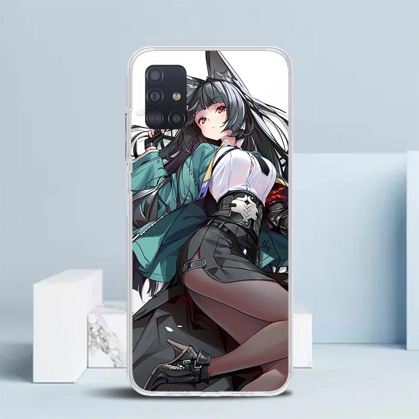 Hoshimi Miyabi Zenless Zone Zero ZZZ Soft Cover for Samsung Galaxy A12 A22 A32 A52 A72 A02S Phone Case Note 20 Ultra 10 S10 Plus