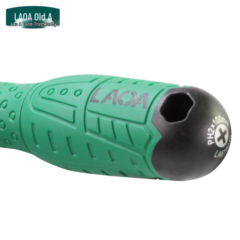 LAOA Two-Color Handle Slotted Screwdriver