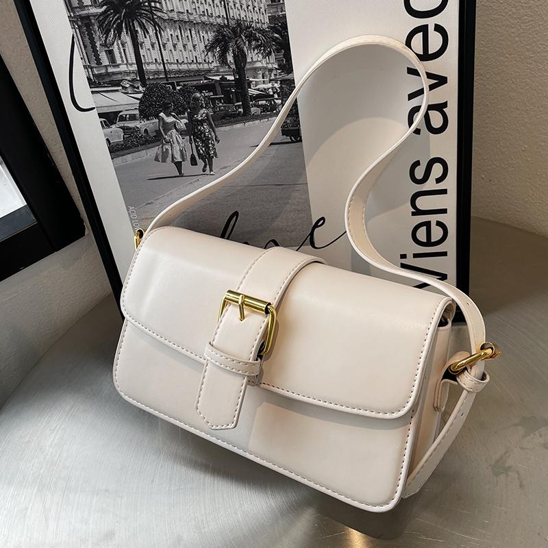 Diseño de cinturón Pequeño PU Colgajo de cuero Bolso marca Crossbody Bag  para mujeres 2022 En tendencia Moda Bolsos de hombro y bolsos de lujo  comprar a buen precio — entrega gratuita,