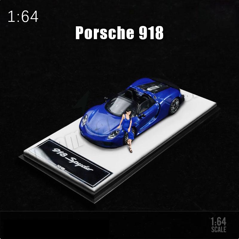 1:64 Porsche 918 Legierung Auto Modell Sammlerstück Boutique Modell Weihnachtsgeschenk