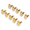 10pcs RCA Right Angle Adapter Male To Female Copper Gold Plated 90 Degree L Type RCA Adapter Connector
