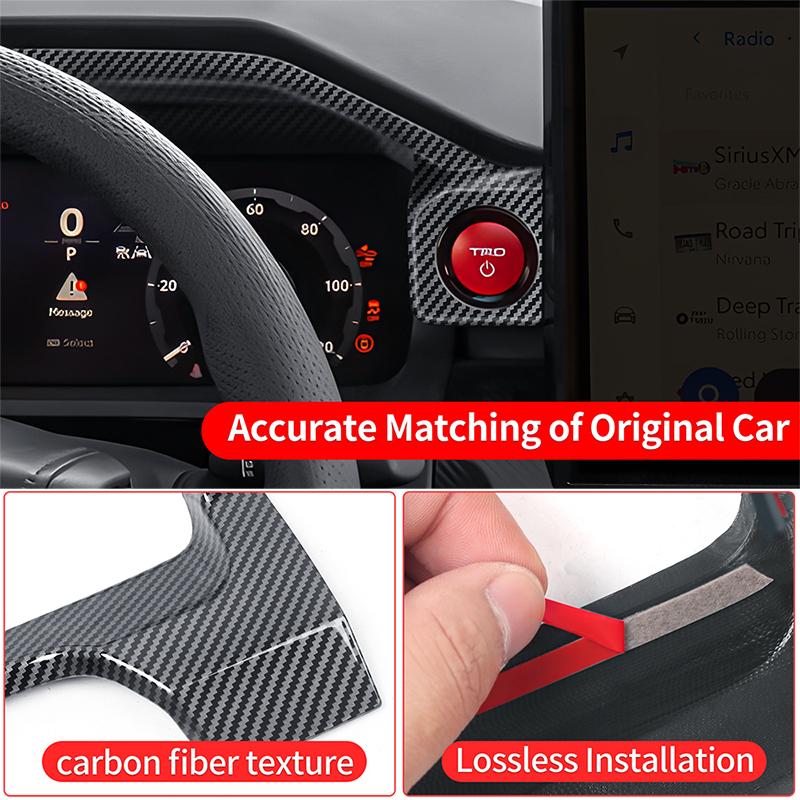 For 2024-2026 Toyota 4Runner Tacoma Dashboard Instrument Frame Decorative Panel Interior Upgraded Accessories