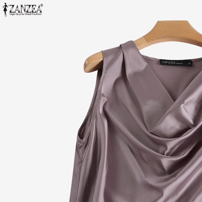 ZANZEA Womens Casual Sleeveless Summer Tank Tops