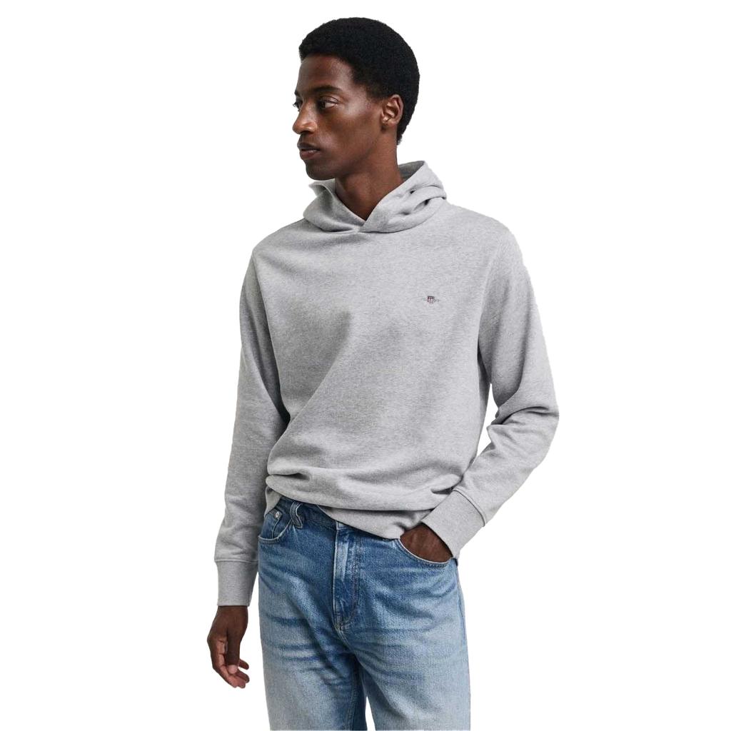 Gant Mens Archive Shield Embroidered Hoodie