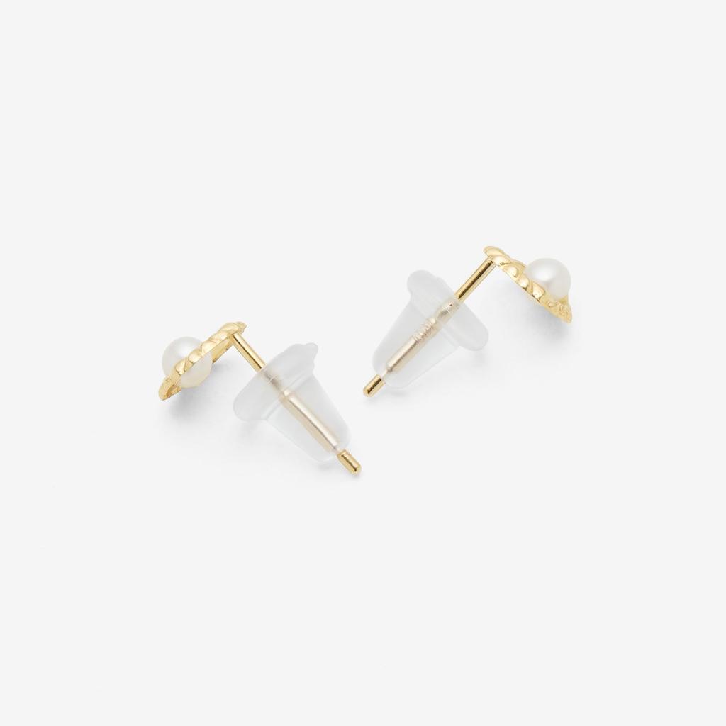 [Official] ESTELLE Women's Earrings in 10K Yellow Gold with June Birthstone Freshwater Pearl (Product Code: 0242-0828-0019-0000)