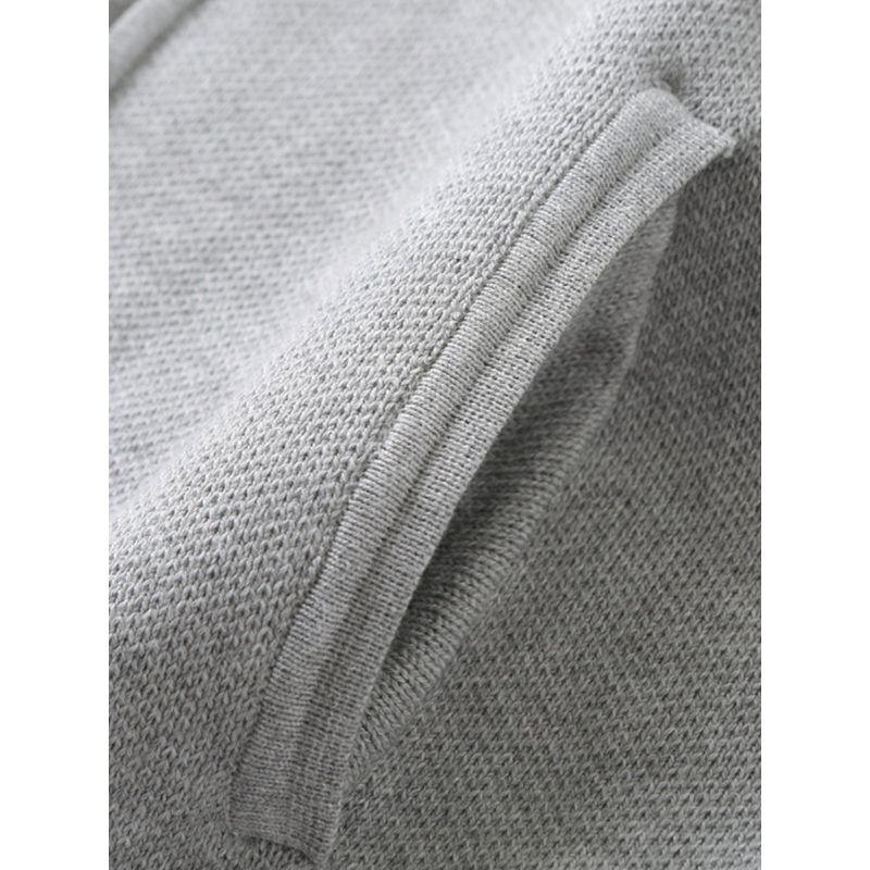 Foreign Trade Original Order Balance Cargo with Logo Cut off Fall and Winter New Arrival Men Pure Cotton Casual Cardigan Knitting Sweater Outwear