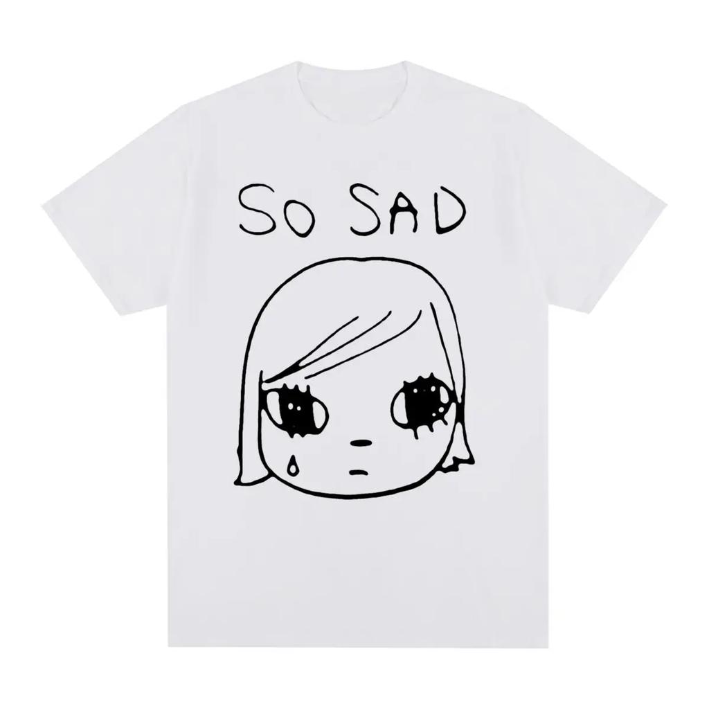 Yoshitomo Nara Sad Vintage T-shirt Japan Party Women T Shirt New Tee Tshirt Womens Tops