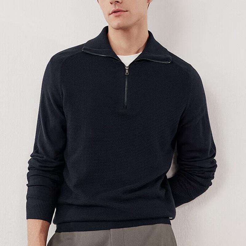

Navigare Men s Business Casual Half-Zip Sweater M