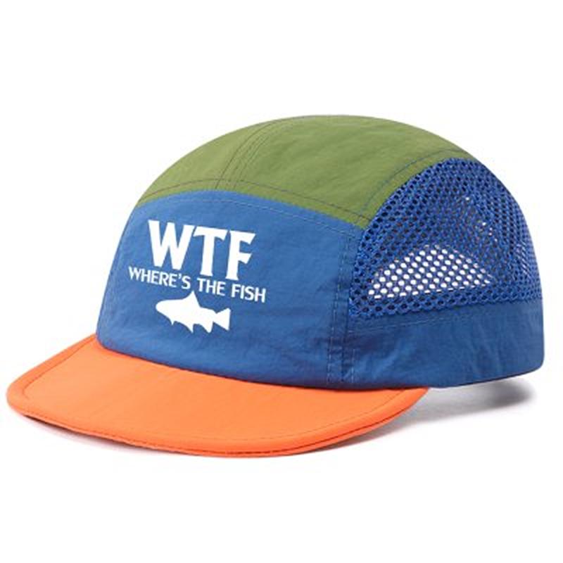 

1Pcs Fun Fishing Hat, Unisex Mesh Breathable Baseball Cap, Outdoor Casual Fashion Hat, Breathable Mesh Summer Hat Adjustable синій
