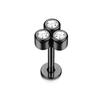 Bobisty 1pc Tragus Piercing Jewelry for Women Men Helix Cartilage Conch Earring Nose Stud Stainless Steel Medusa Labret Lip Ring