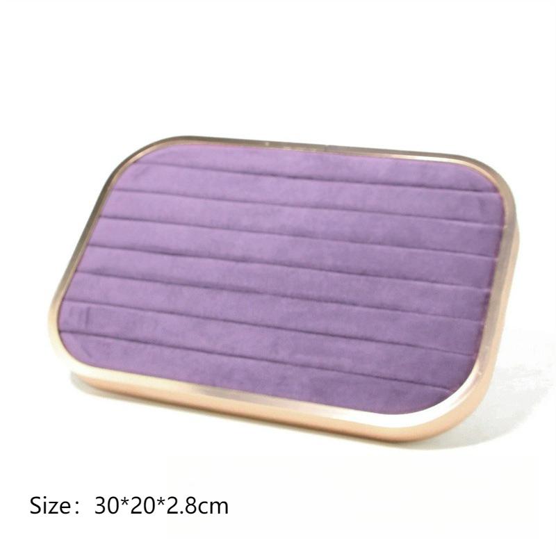 Bracelet Jewelry Display Tray Rings Earrings Organizer Pallet Jewellery Counter Showcase Salver Necklace Ornament Storage Case