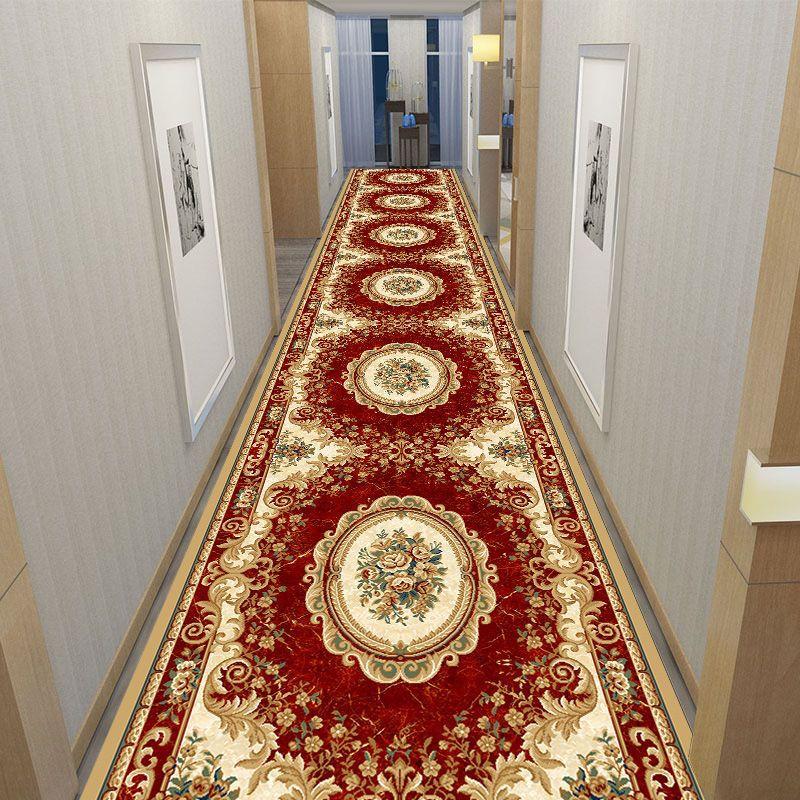 Nordic Style Corridor Carpet With Large Area And Full Coverage Household Hallway Entrance Non Slip Foot Mat Hotel Wedding Carpet