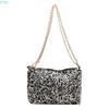 X7XC Sequins Crossbody Bag for Women Chain Strap Shoulder Bag Small Messengers Bag