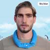Cooling Neck Wrap With Button Fastener Instant Ice Neck Towel For Outdoor Sports Summer Activities Instant Cold Cooling Scarf