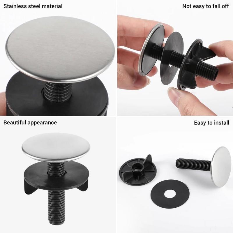 Stainless Steel Sink Hole Cover Kitchen Faucet Holes Decorative Plug Sealing Cap 35mm 44mm 45mm