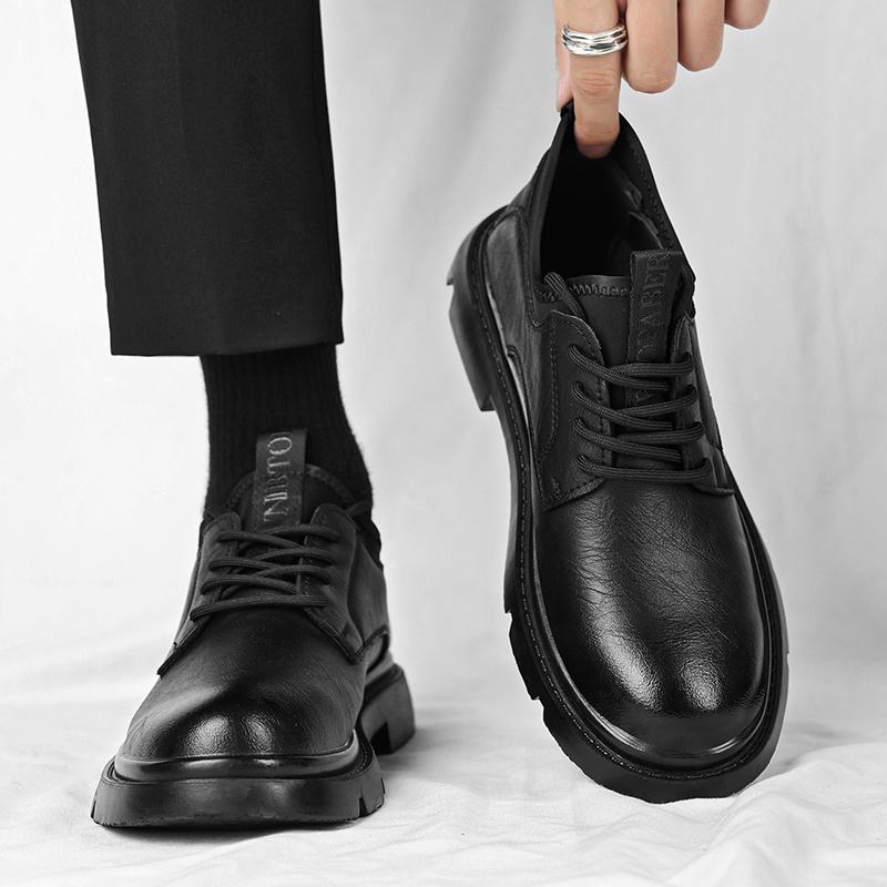 Genuine Leather Shoes For Man Leather Casual Shoes Fashion Business Oxford Shoes High Quality Designer Work Shoes