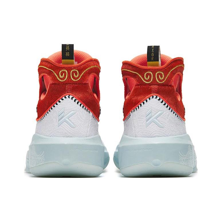 New ANTA KT8 Basketball Shoes Men High Top White/Red 112241101-9