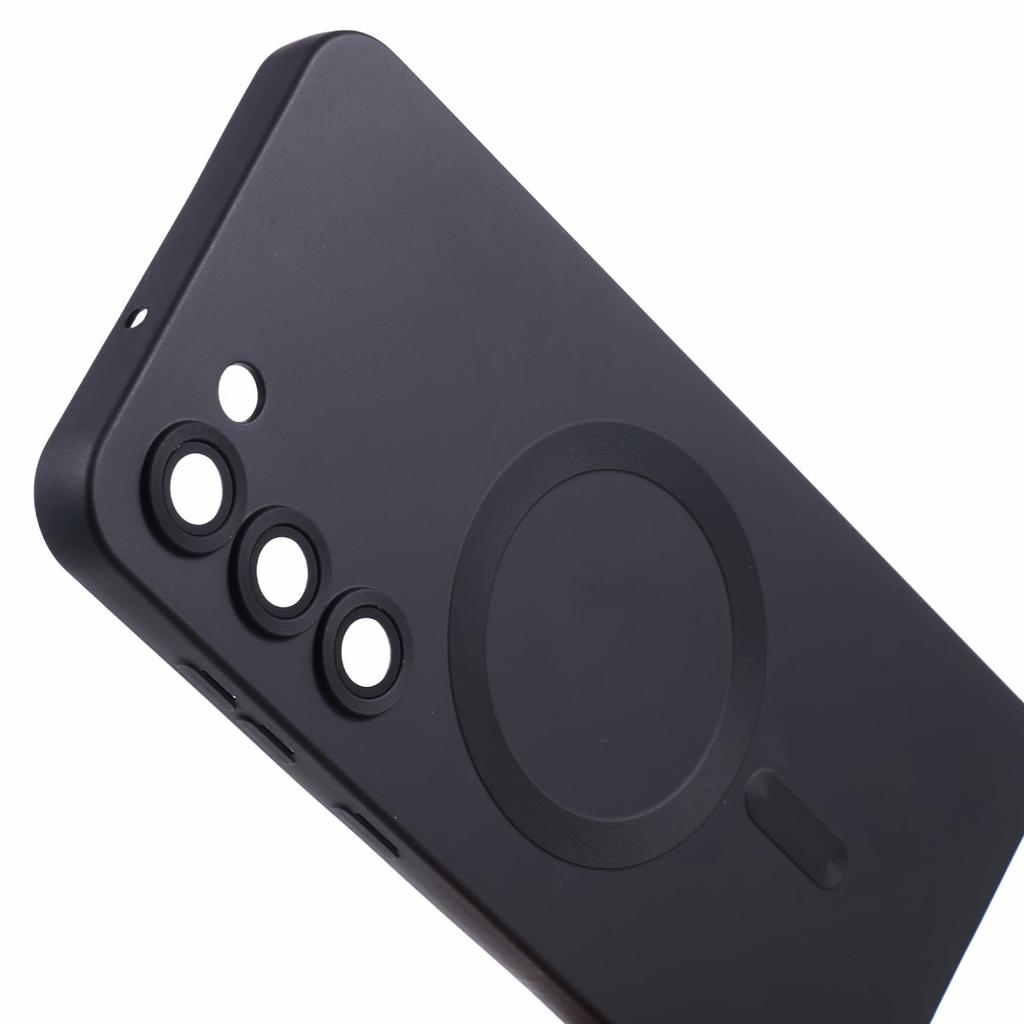 For Samsung Galaxy S22+ 5G Shockproof Case Compatible with MagSafe Rubberized TPU Phone Cover with Lens Film