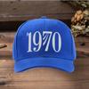 1970 Digital Print Adjustable Baseball Cap Retro Trucker Hat For Men Women Multicolor Daily Outdoor Campus Street Casual